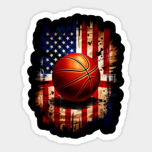 American Basketball, USA Basketball Sticker